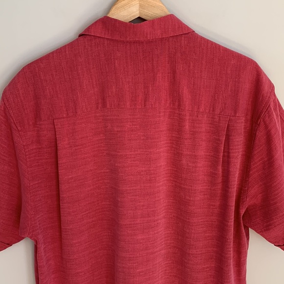 Jamaica Jaxx 100% Silk Short Sleeve Casual Button Up Shirt - Picture 8 of 12